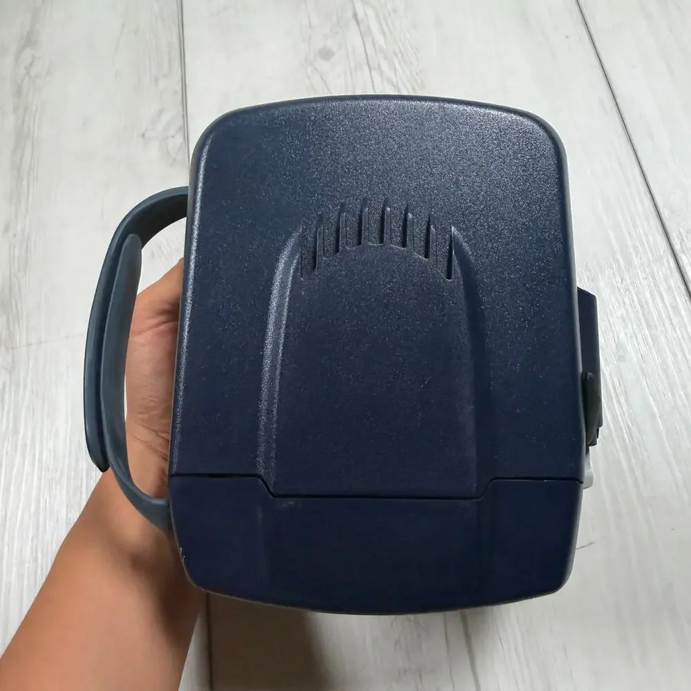 Polaroid 600 Instant Camera Dark Blue Vtg Tested